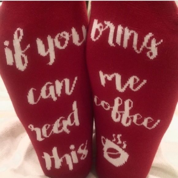 2/$18 Bring Me Coffee Socks UNISEX Best Gift - Picture 1 of 2